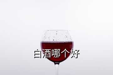 白酒哪個好