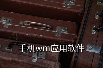 手機wm應(yīng)用軟件