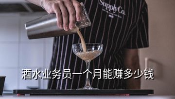 酒水業(yè)務(wù)員一個(gè)月能賺多少錢