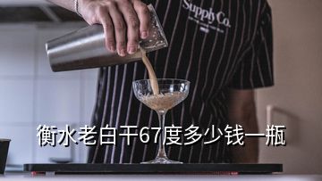 衡水老白干67度多少錢一瓶