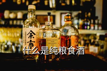 什么是純糧食酒