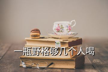 一瓶野格夠幾個人喝