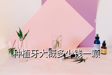 種植牙大概多少錢一顆