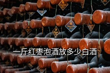 一斤紅棗泡酒放多少白酒