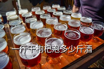 一斤干枸杞泡多少斤酒