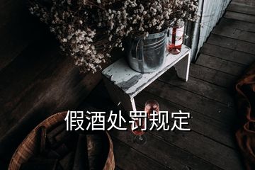 假酒處罰規(guī)定