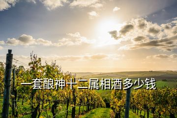 一套釀神十二屬相酒多少錢