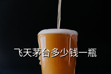 飛天茅臺(tái)多少錢(qián)一瓶