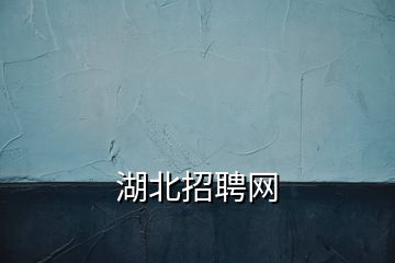 湖北招聘網(wǎng)