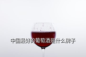 中國(guó)最好的葡萄酒是什么牌子