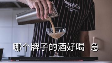 哪個牌子的酒好喝   急