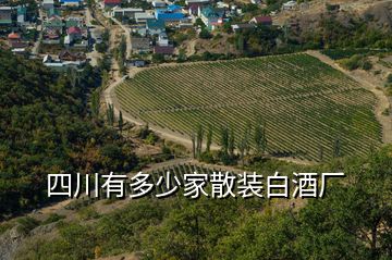 四川有多少家散裝白酒廠