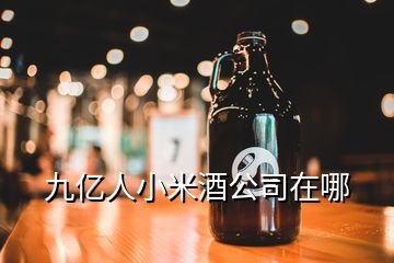 九億人小米酒公司在哪