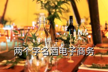 兩個字名酒電子商務(wù)