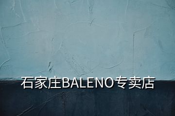 石家莊BALENO專賣店