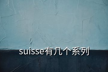 suisse有幾個(gè)系列