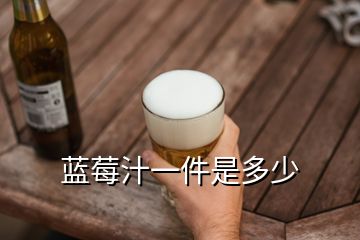 藍(lán)莓汁一件是多少