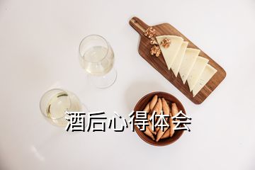 酒后心得體會(huì)