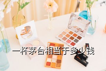 一杯茅臺(tái)相當(dāng)于多少錢