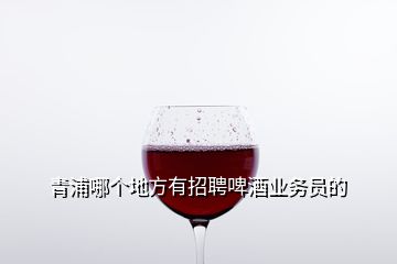 青浦哪個地方有招聘啤酒業(yè)務(wù)員的