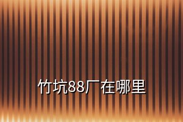 竹坑88廠在哪里