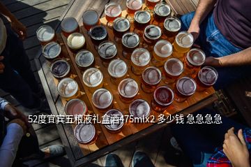 52度宜賓五糧液禮盒酒475mlx2 多少錢 急急急急