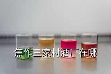 焦作三家村酒廠在哪