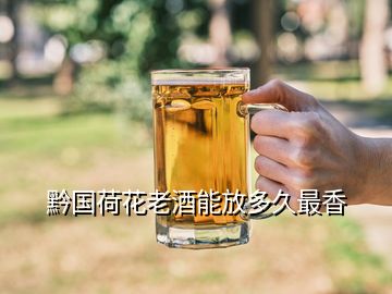 黔國(guó)荷花老酒能放多久最香