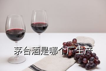 茅臺酒是哪個廠生產(chǎn)