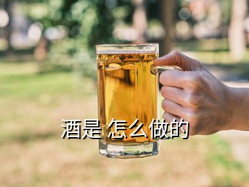 酒是 怎么做的