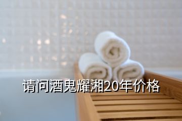 請(qǐng)問酒鬼耀湘20年價(jià)格