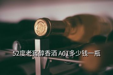 52度老窖醇香酒 A01多少錢(qián)一瓶