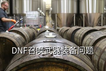 DNF召喚武器裝備問(wèn)題