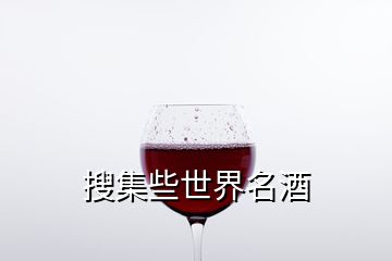 搜集些世界名酒