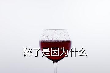 醉了是因為什么