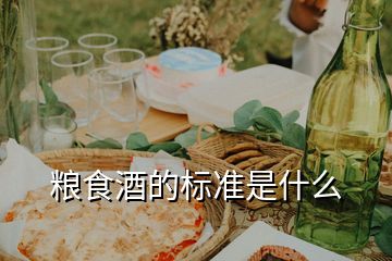 糧食酒的標準是什么