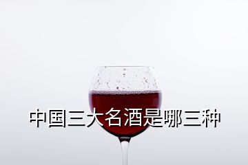 中國(guó)三大名酒是哪三種