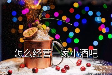 怎么經(jīng)營一家小酒吧