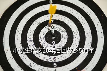 小學生作文20年后回故鄉(xiāng)500字