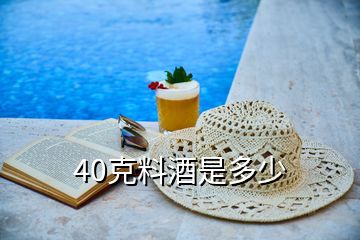 40克料酒是多少