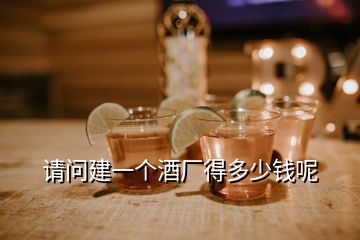 請(qǐng)問(wèn)建一個(gè)酒廠得多少錢呢