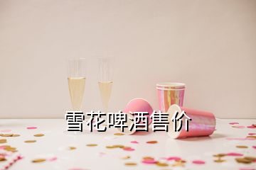 雪花啤酒售價