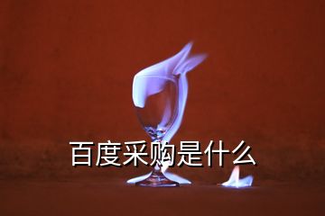 百度采購(gòu)是什么