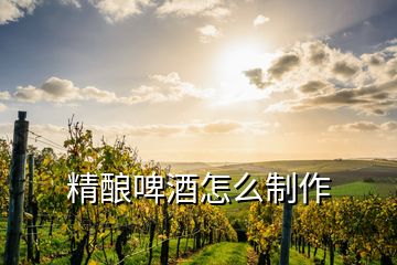 精釀啤酒怎么制作