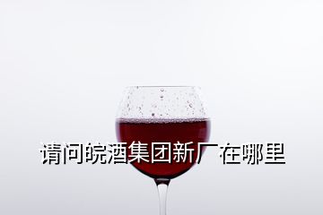 請問皖酒集團新廠在哪里