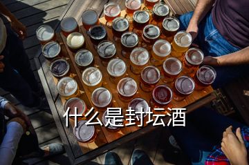 什么是封壇酒