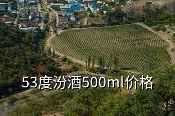 53度汾酒500ml價(jià)格