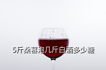 5斤桑葚泡幾斤白酒多少糖