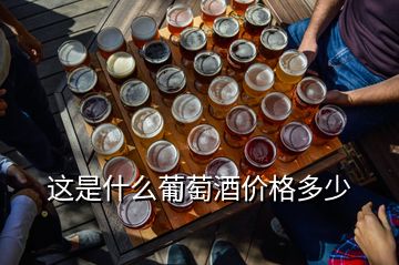 這是什么葡萄酒價(jià)格多少