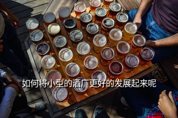 如何將小型的酒廠更好的發(fā)展起來呢